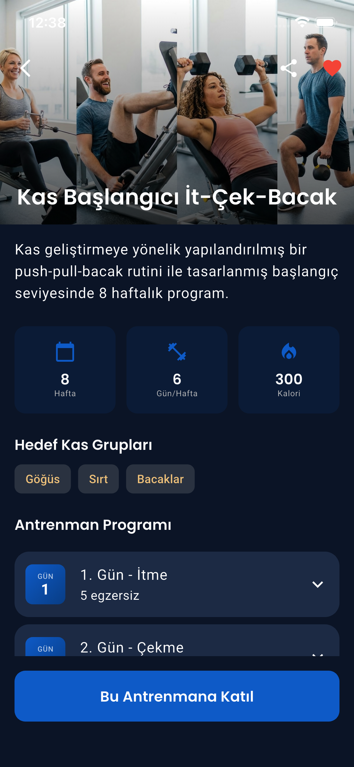 Emrius App Workout Plan