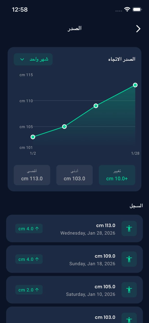 Emrius App - measurement