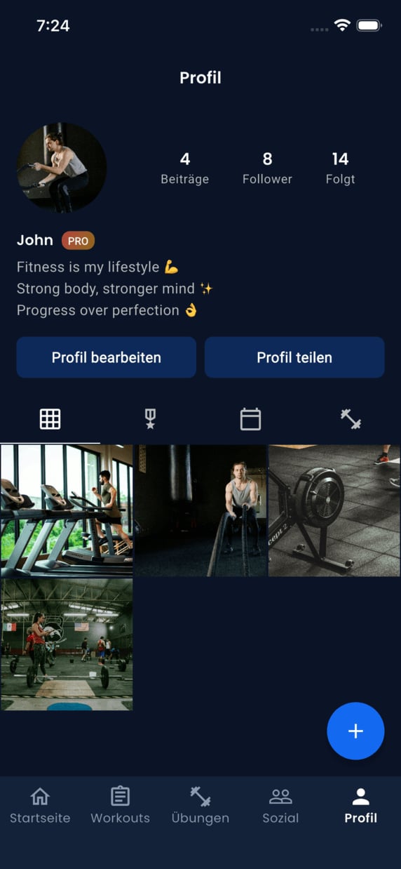 Emrius App - profile