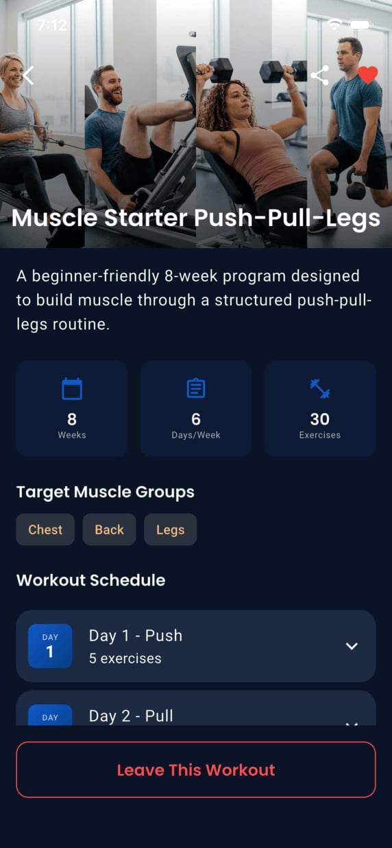 Emrius App - workout