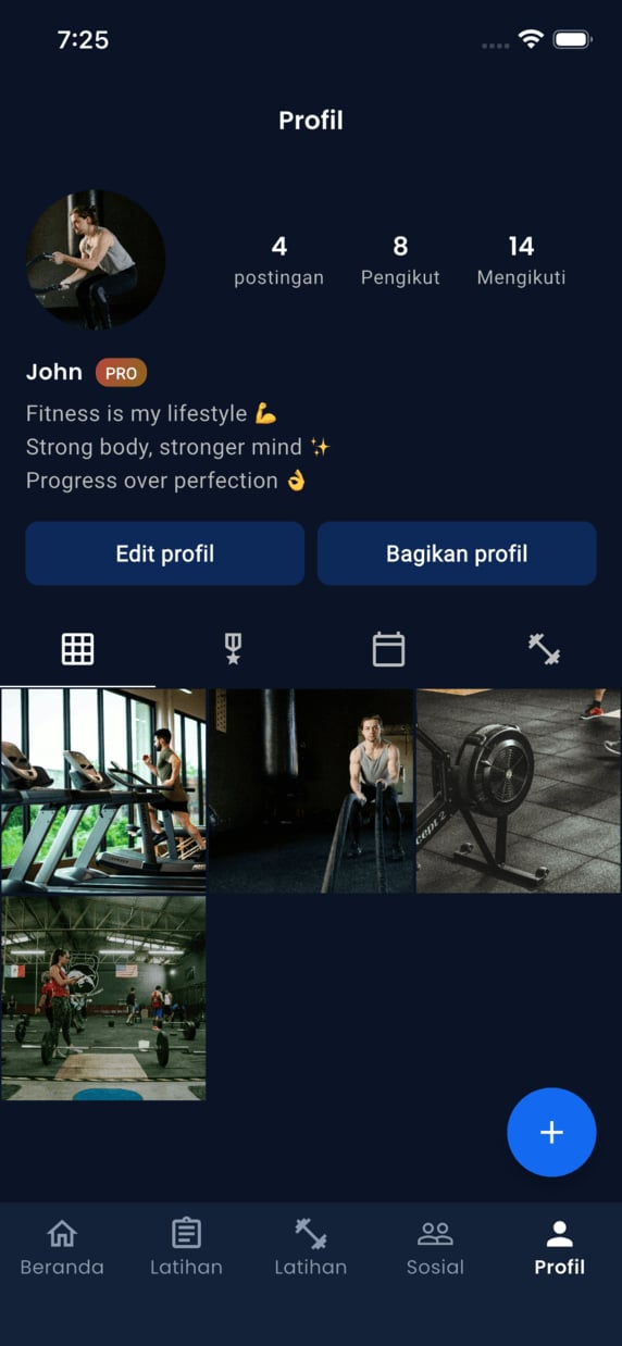 Emrius App - profile