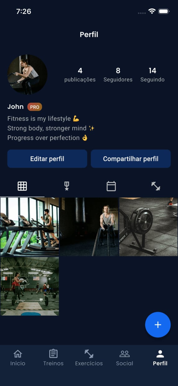 Emrius App - profile